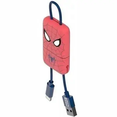 Tribe Mfi-Certified Lightning Cable With Spider-Man Keychain – 22 Cm 1