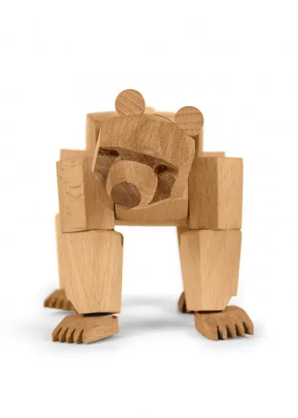 Ursa Minor Bear – Minimalist Wooden Animal By Areaware 1