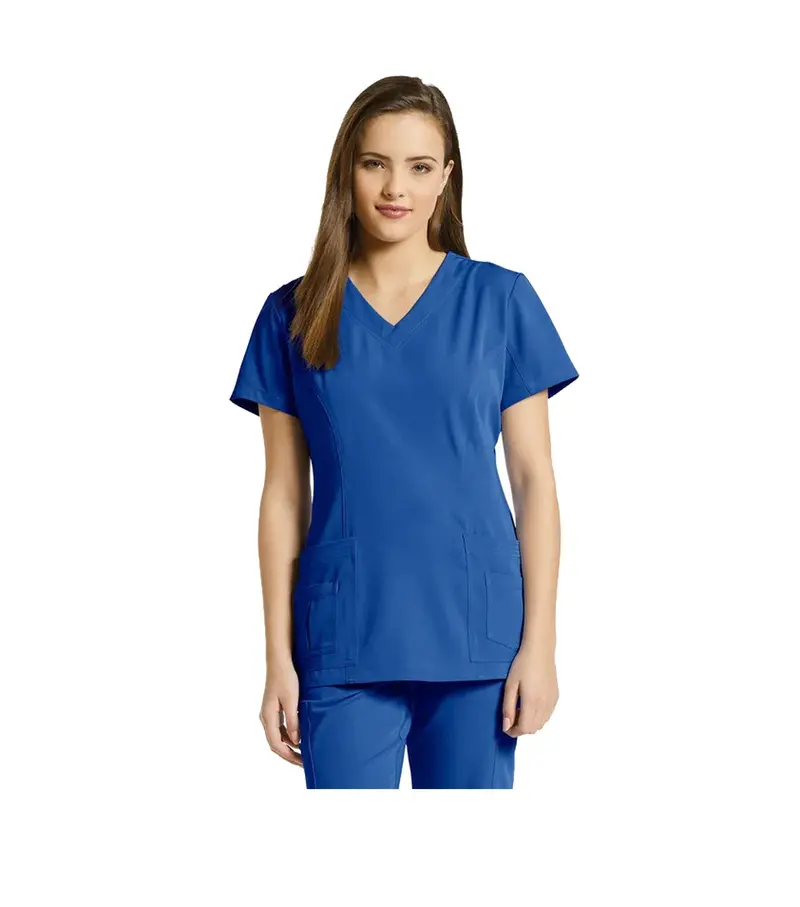 V-Neck Uniform Top – Whitecross Model 659 In Royal Blue 1