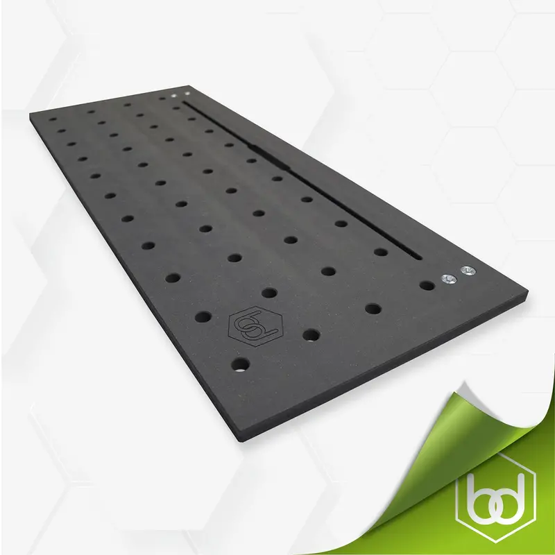 Vertical Mft Workstation Extension – Black Fibralux Mr Surface 1