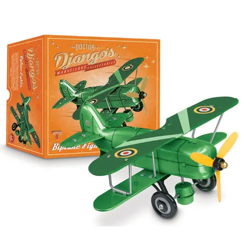 Vintage Bi-Plane Fighter Model Kit 1