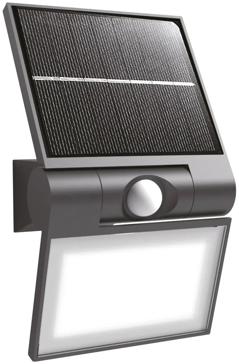 Voltman Solar-Powered Outdoor Wall Light – Motion-Sensor Security Lamp, 200Lm Cold White Light, Ip44 Weatherproof Rating 1