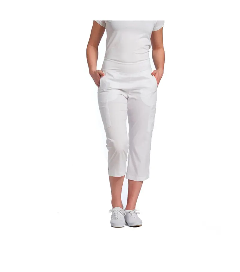 White Cross White Capri Uniform Pants 1