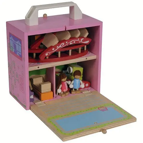 Wooden Dollhouse Playset Box Set 1
