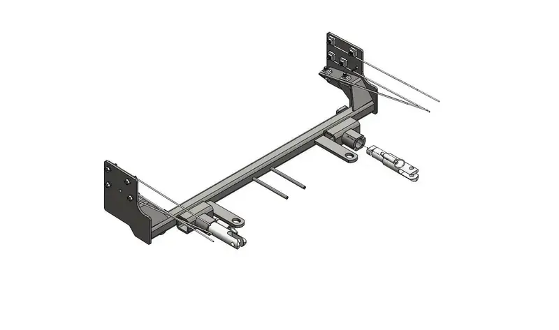 Blue Ox Bx2911 Tow Bar Base Plate – Removable Attachment Tabs, Rated For 3-Ton Towing 1