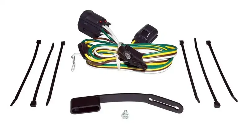 Crown Automotive Trailer Hitch Wiring Harness – Universal 4-Pin To 7-Pin Adapter Kit (Rt29005) 1