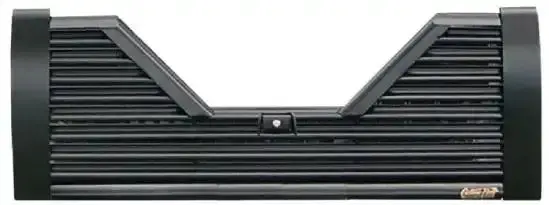 Custom Flow V-El12 Elite Tailgate With V-Shaped Louvers, Lockable Design, And Powder-Coated Finish 1