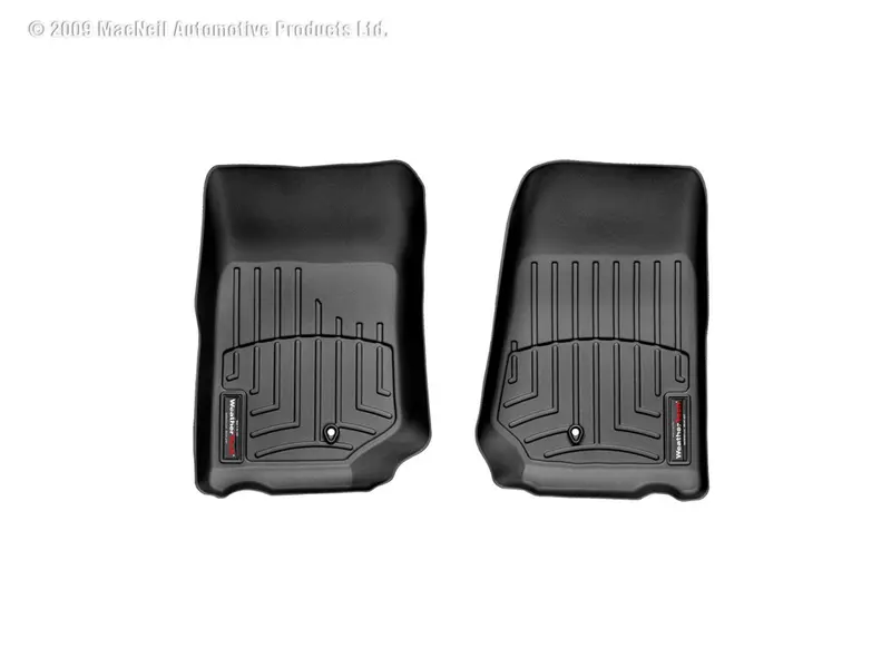 Weathertech 441051 Digitalfit Front Floor Liners – Black All-Weather Interior Protection 1