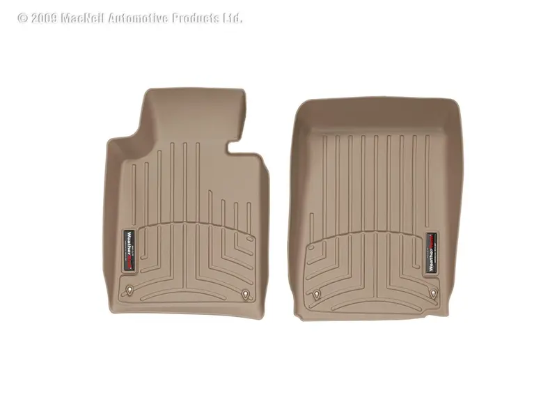 Weathertech 451061 Digitalfit Tan Front Row Floor Liners 1